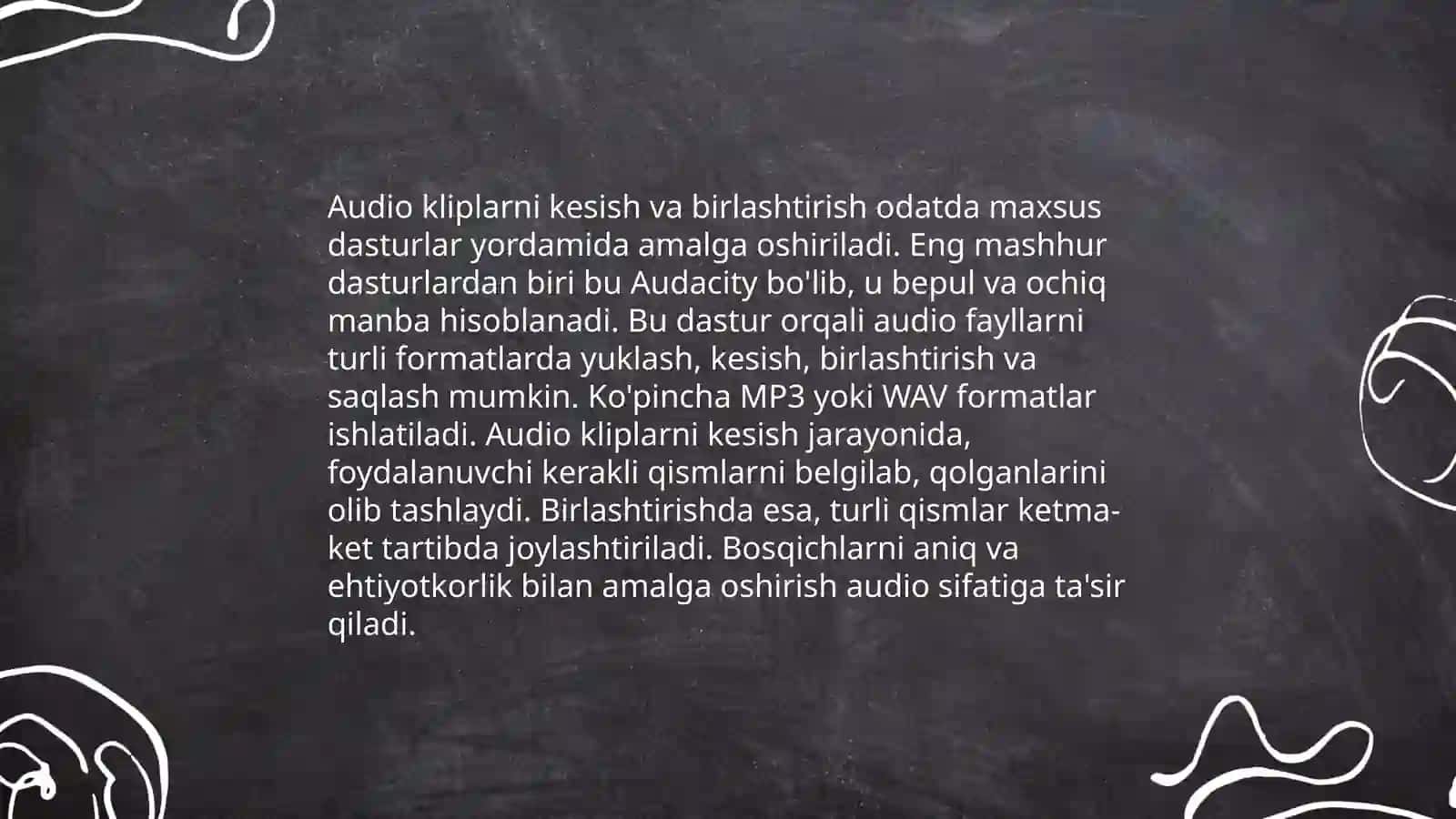 Adobe premiere dasturida ovozlarni qayta ishlash 4