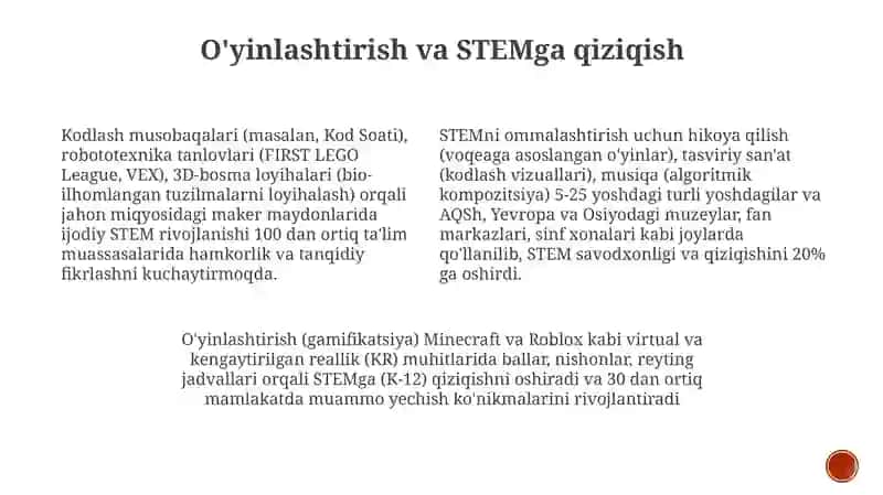 San'at va Fan Uyg'unligi: STEM nuqtai nazari 4