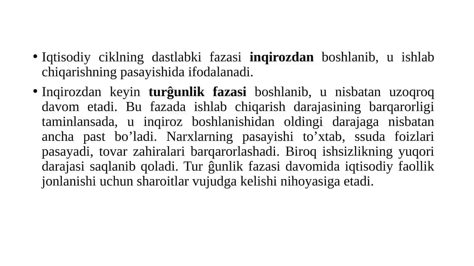 Iqtisodiyotning siklligi va makroiqtisodiy beqarorlik 4