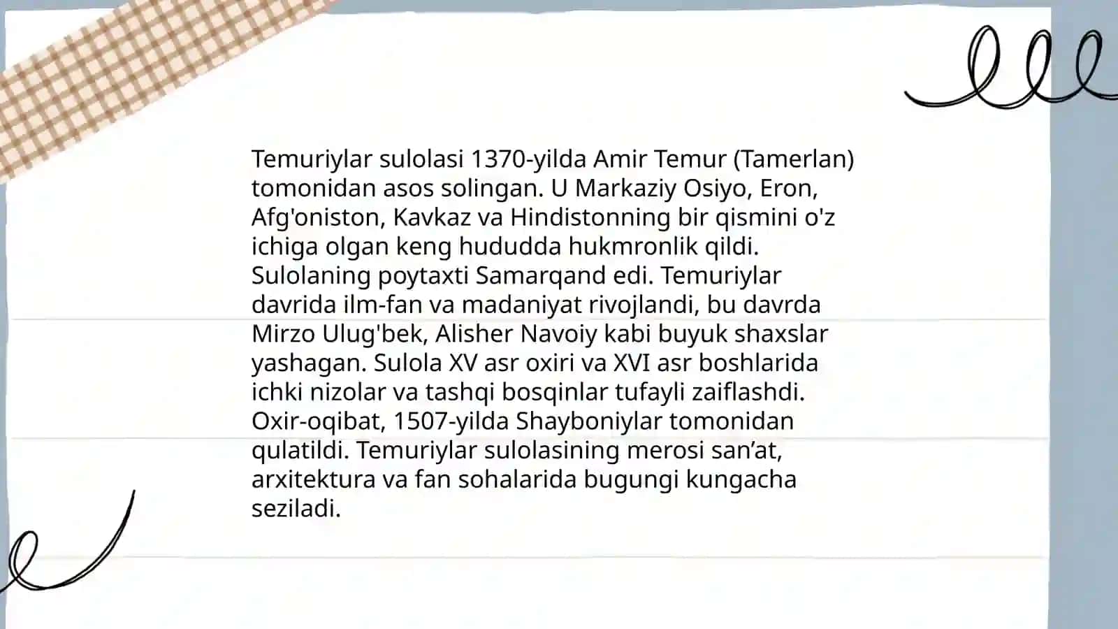 Amir Temur buyuk davlat arbobi 4