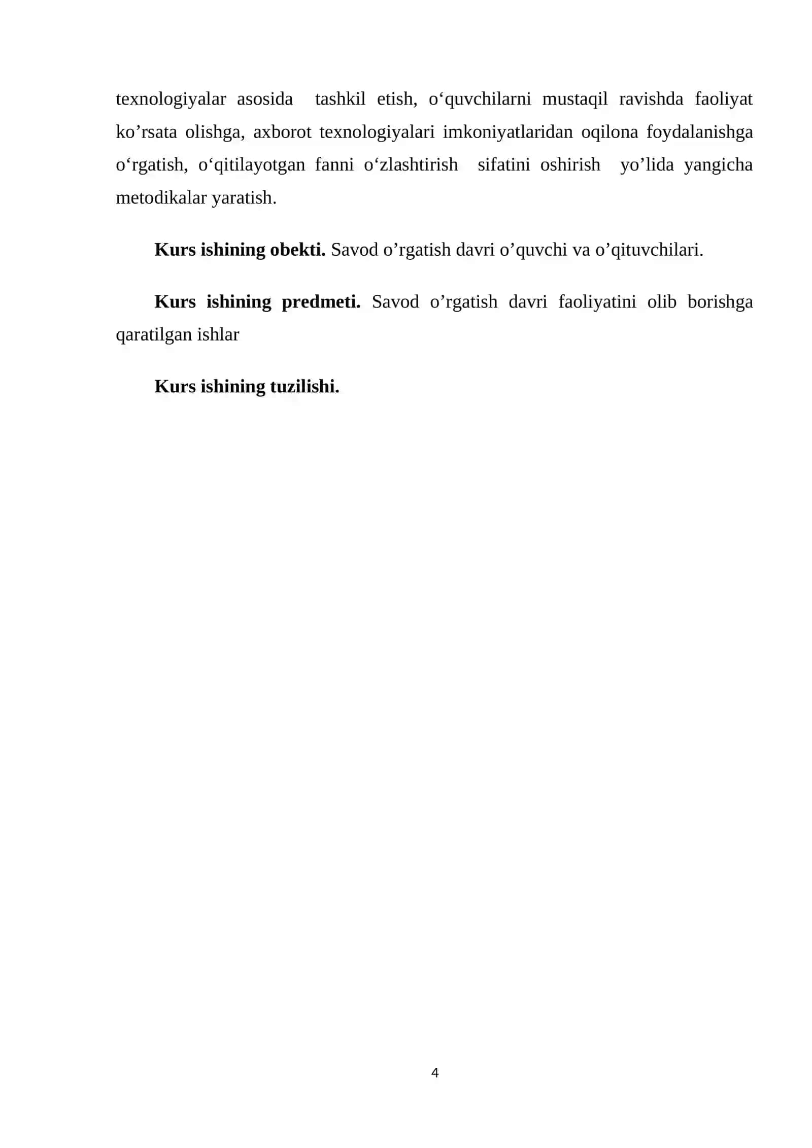 Savod o’rgatish darslarida axborot texnologiyalaridan foydalanish 4