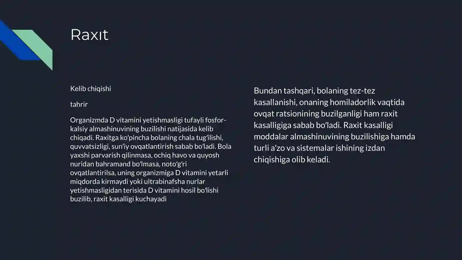 Raxıt kasallıgı 4
