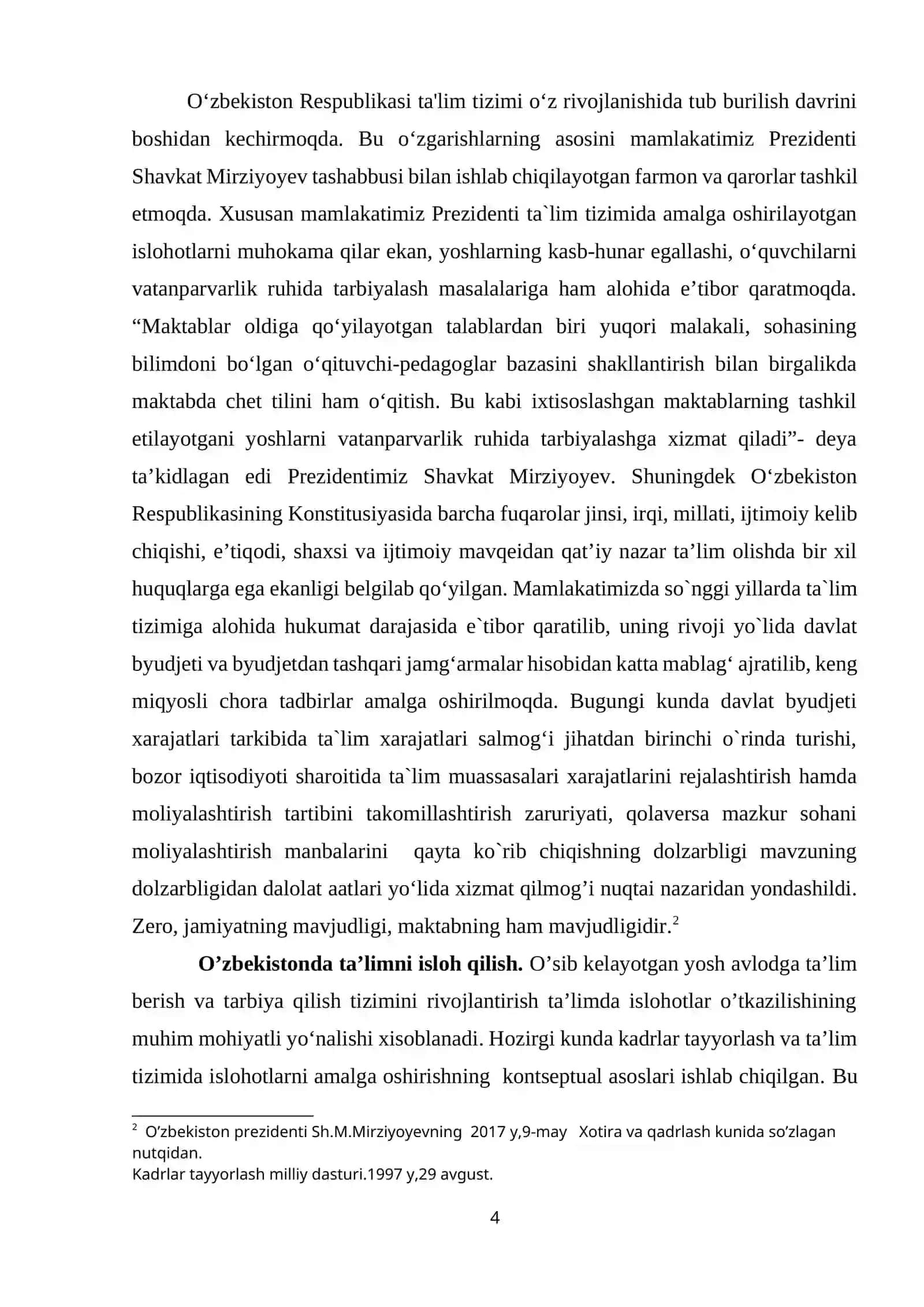 Chervyakli va reykali uzatmalar 4