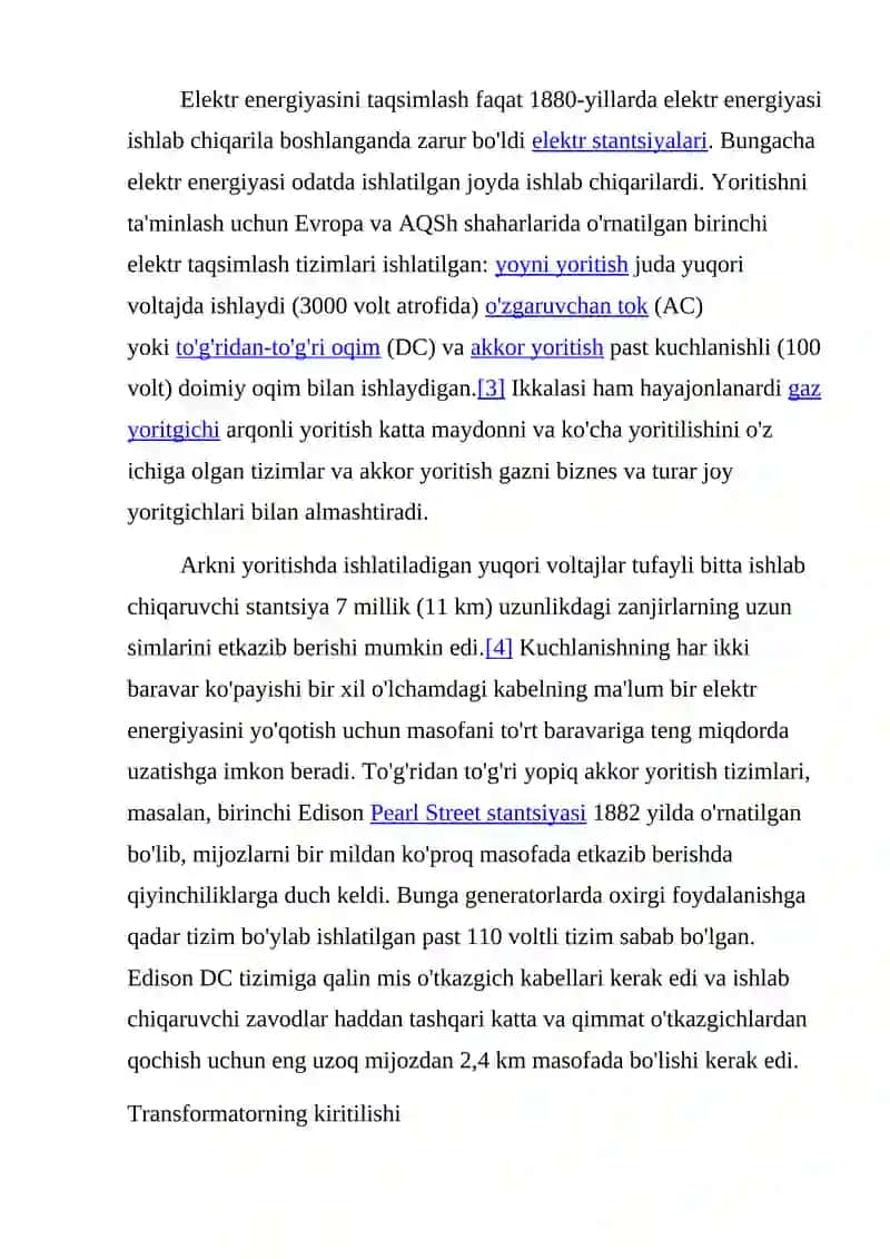 ELЕKTR ENЕRGIYANI TAQSIMLASH USULLARI 4