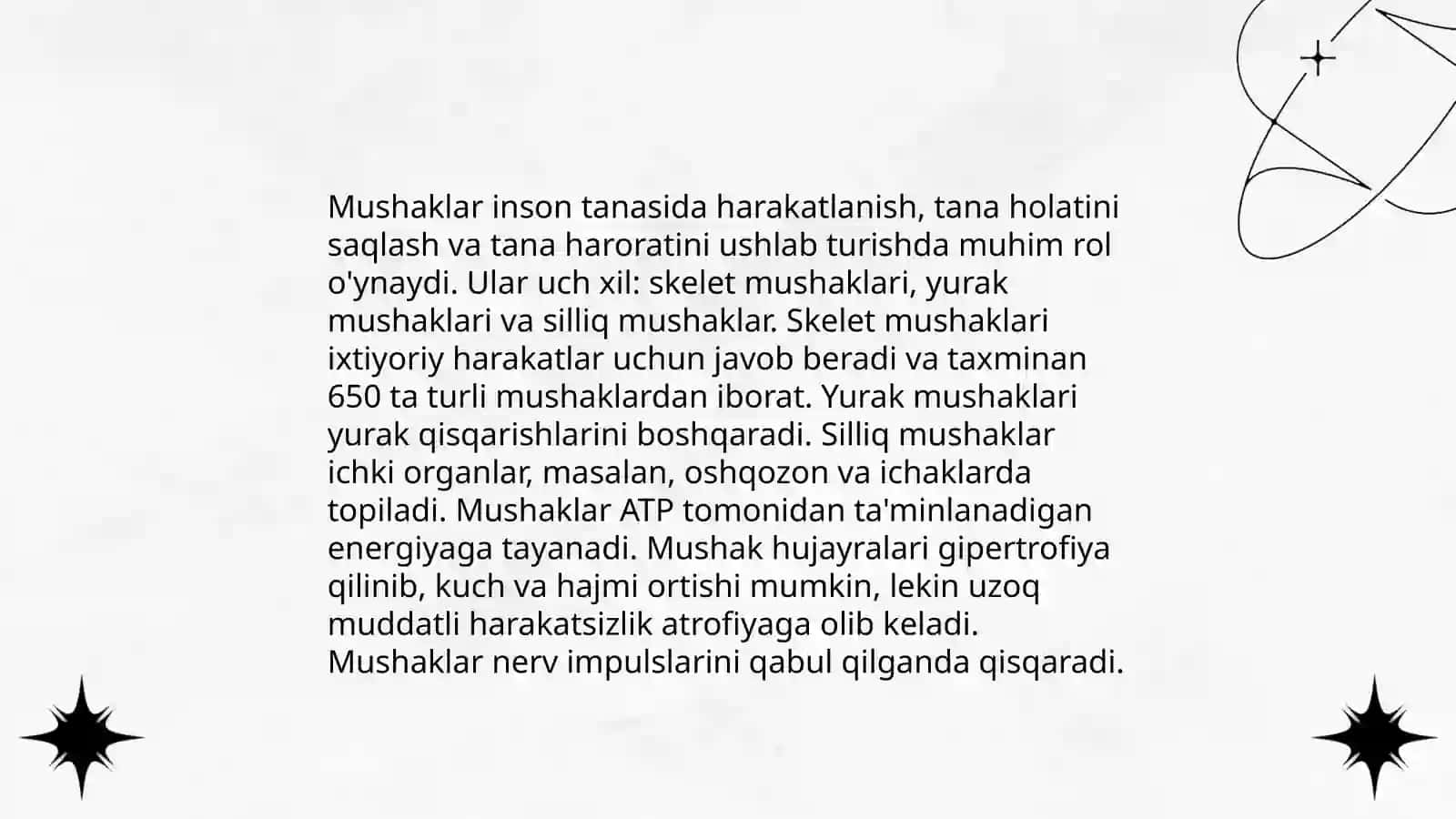 Muskullar sistemasi 4