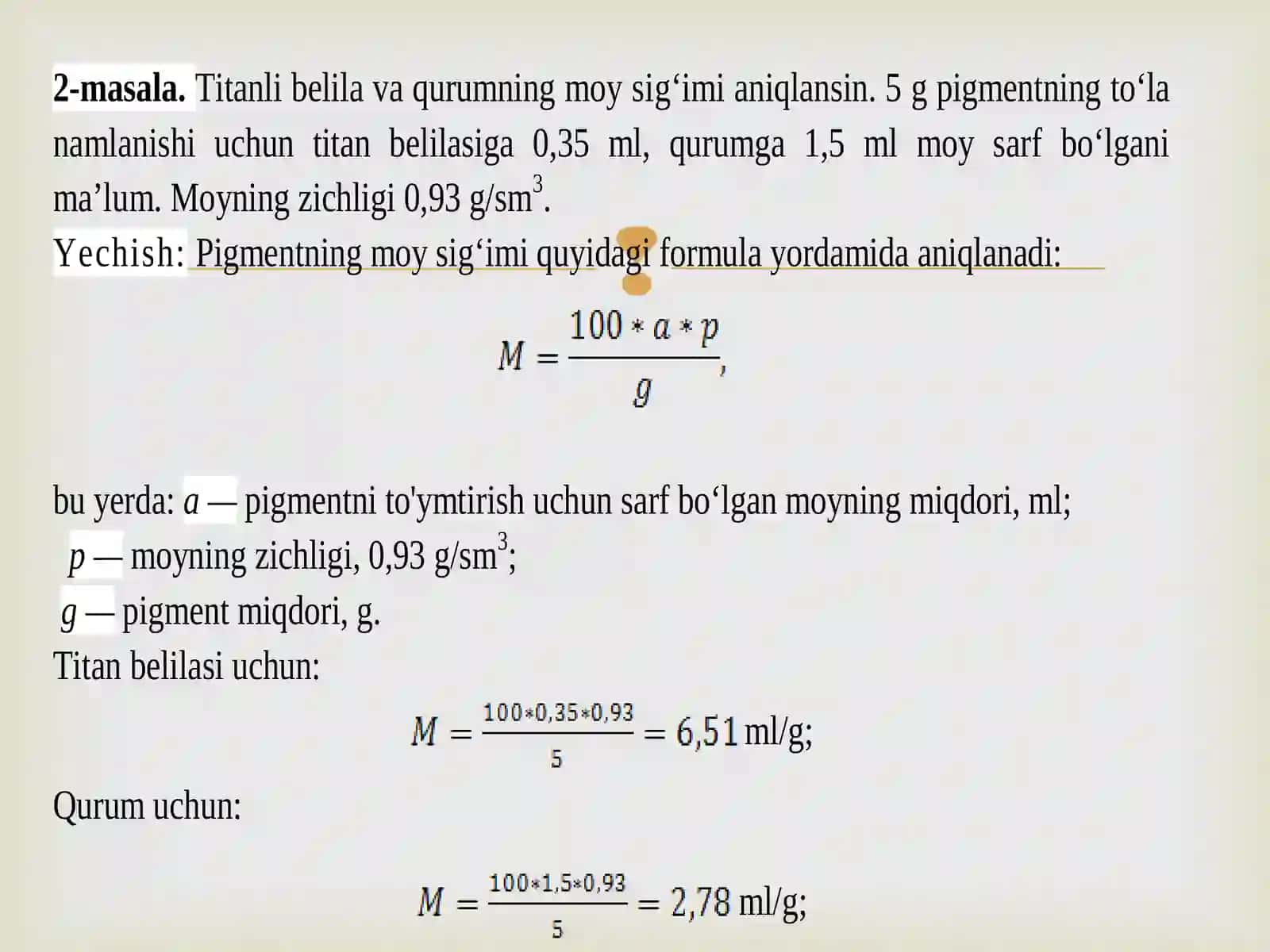 Lok-bo‘yoq materiallarining asosiy xossalarini aniqlash 4