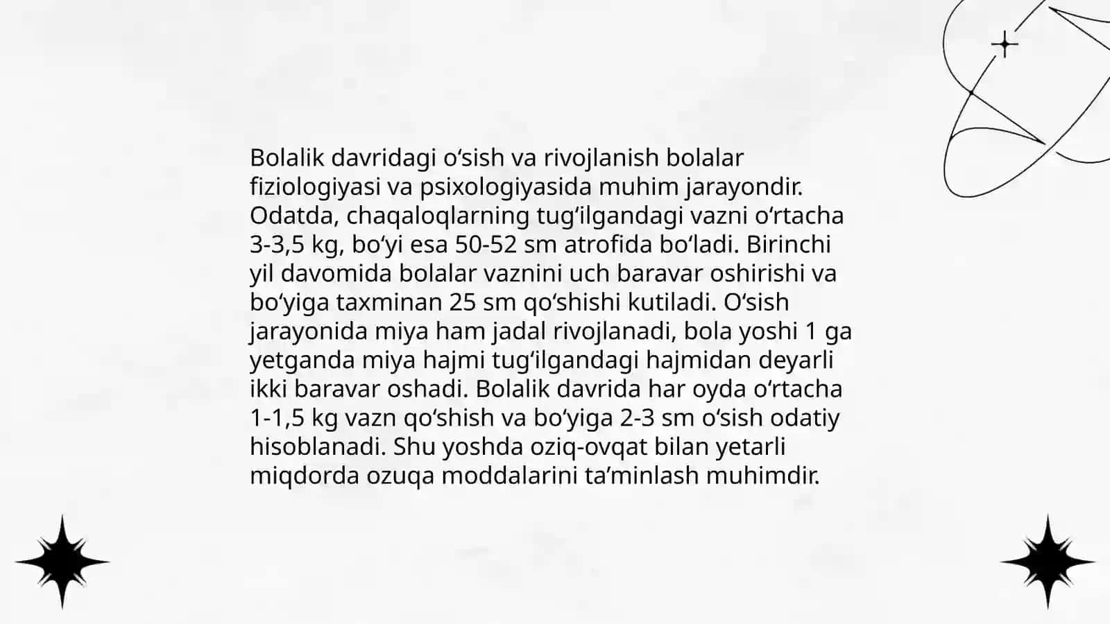 Yoshlik davrlarining morfologik va fiziologik xususiyatlari 4