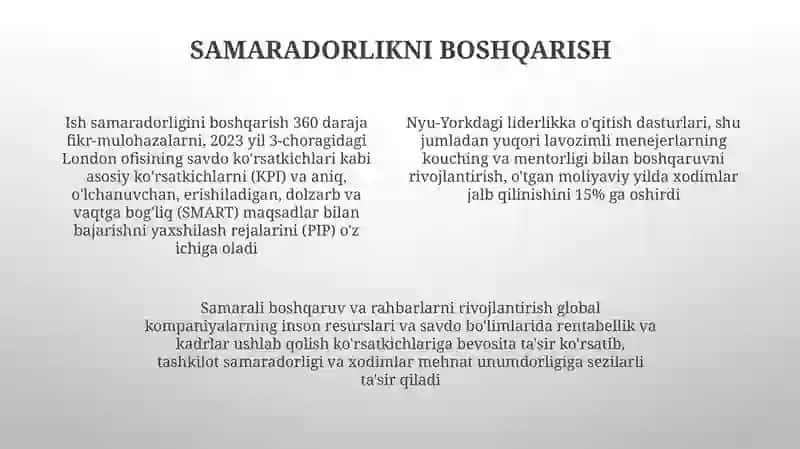 Menejmentning rivojlanishi 4