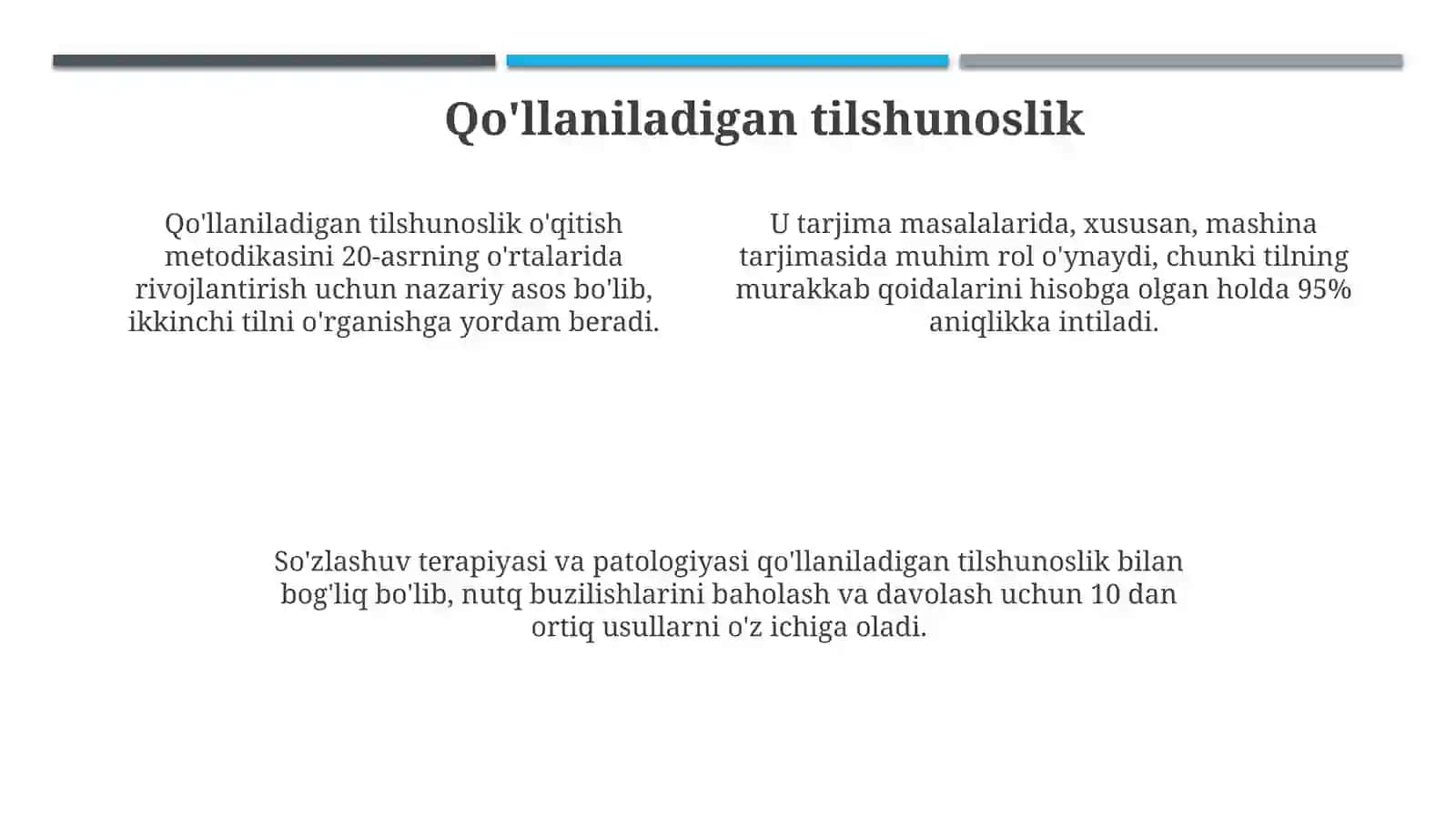 Tilshunoslikning yondosh yo'nalishlari 4