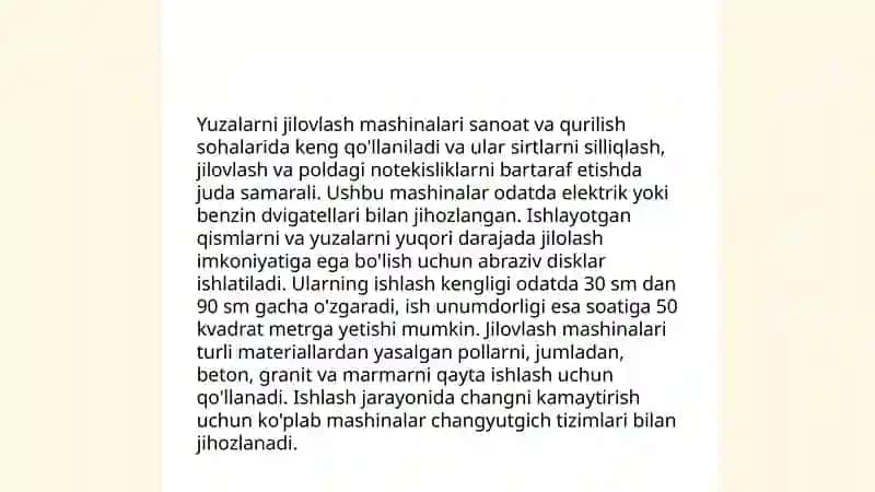 Yuzalarni suvoqqa tayyorlashda ishlatiladigan asbob-uskunalar 4