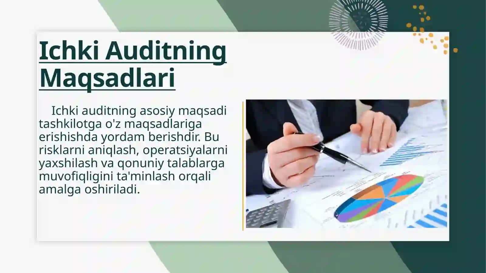 Ichki audit xizmatini tashkil etish 4