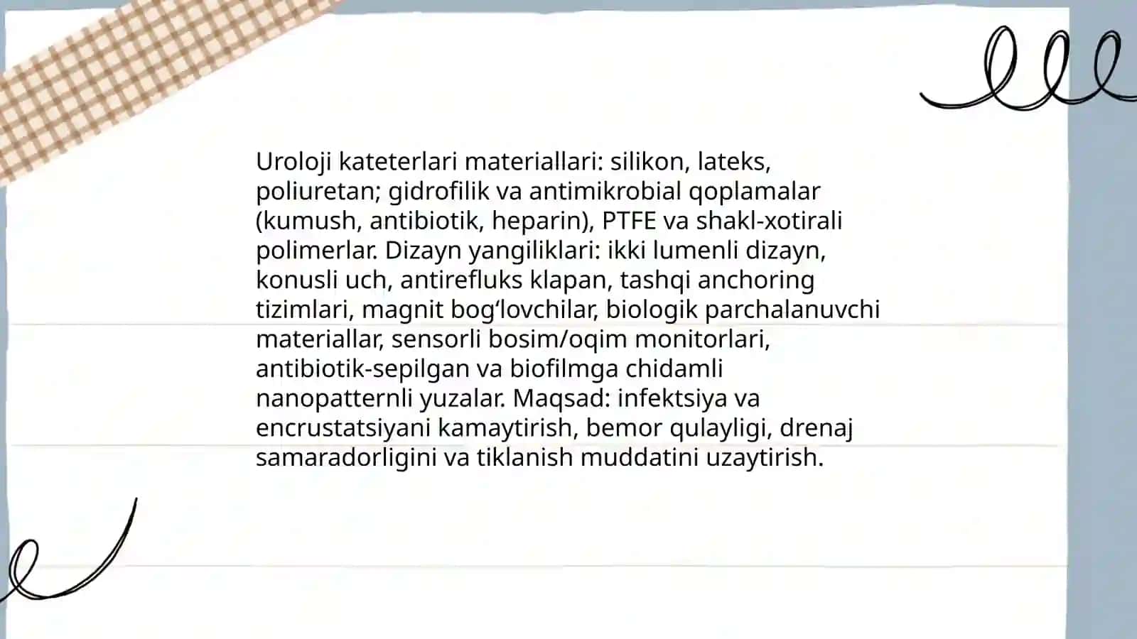 Zamonaviy zondlar drenajlar kateterlar 4