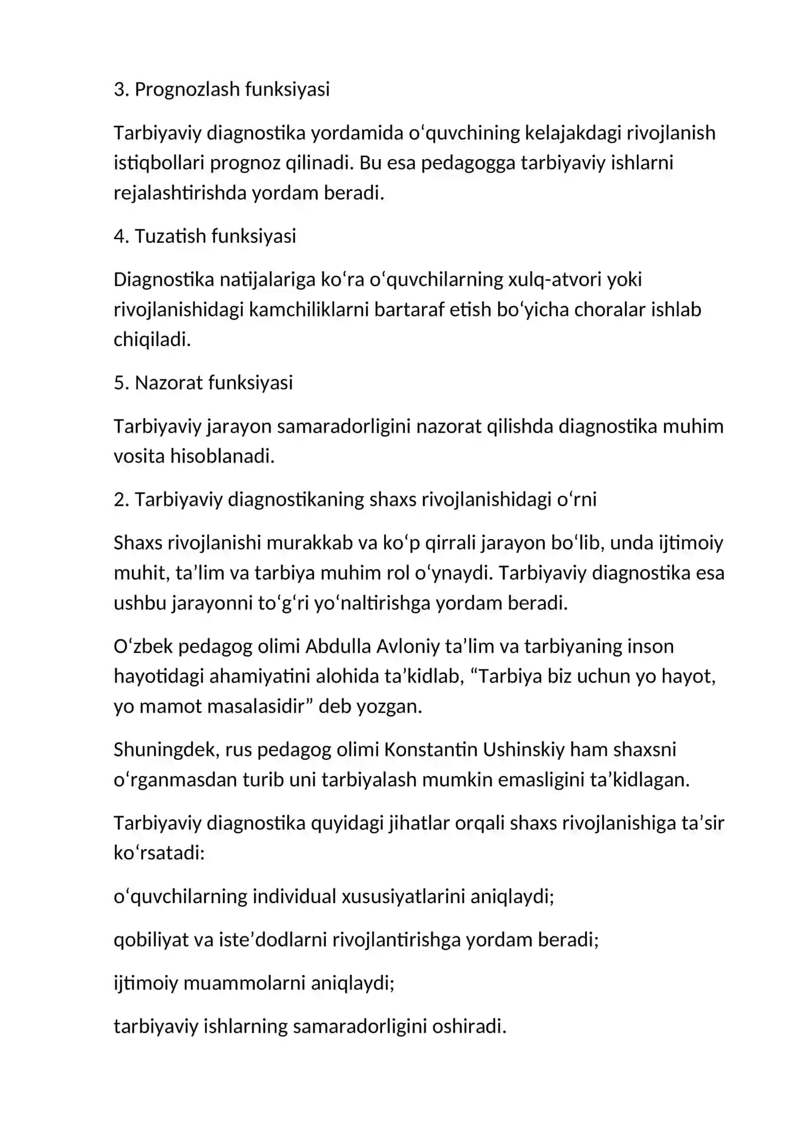 Tarbiyaviy diagnostika metodlari 4