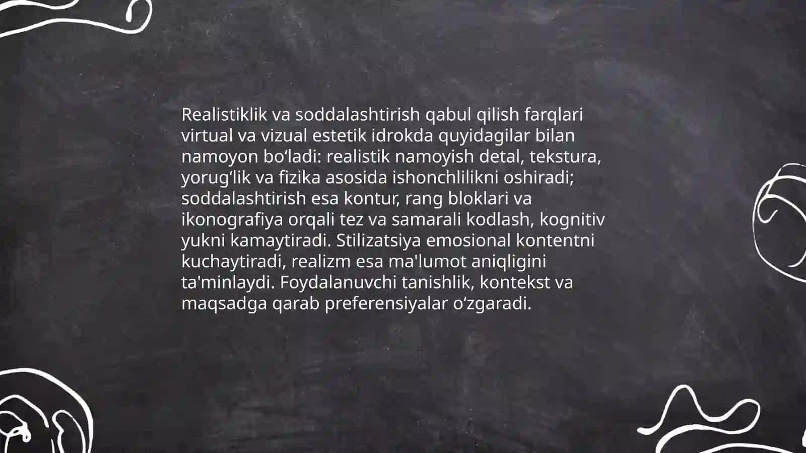 Olamni virtual va vizual estetik idrok etishning farqlari 4