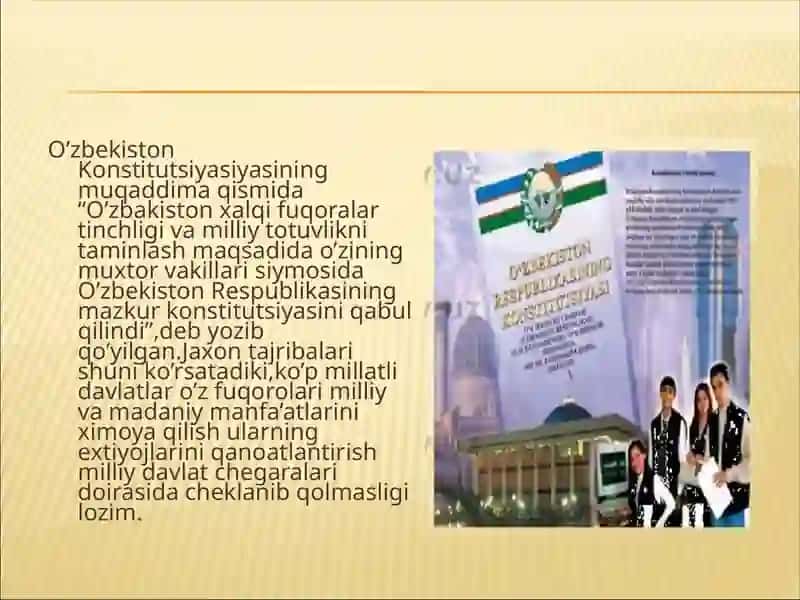 O'zbekistonda millatlararo totuvlikning taminlanshi 4