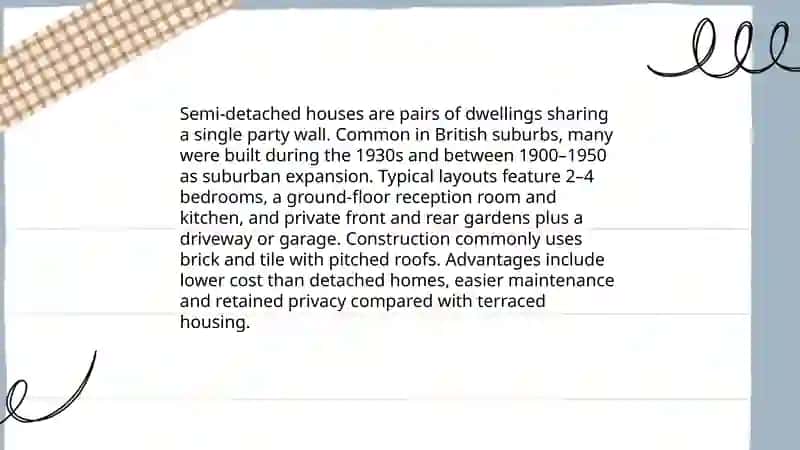 Houses and homes in Britain 4