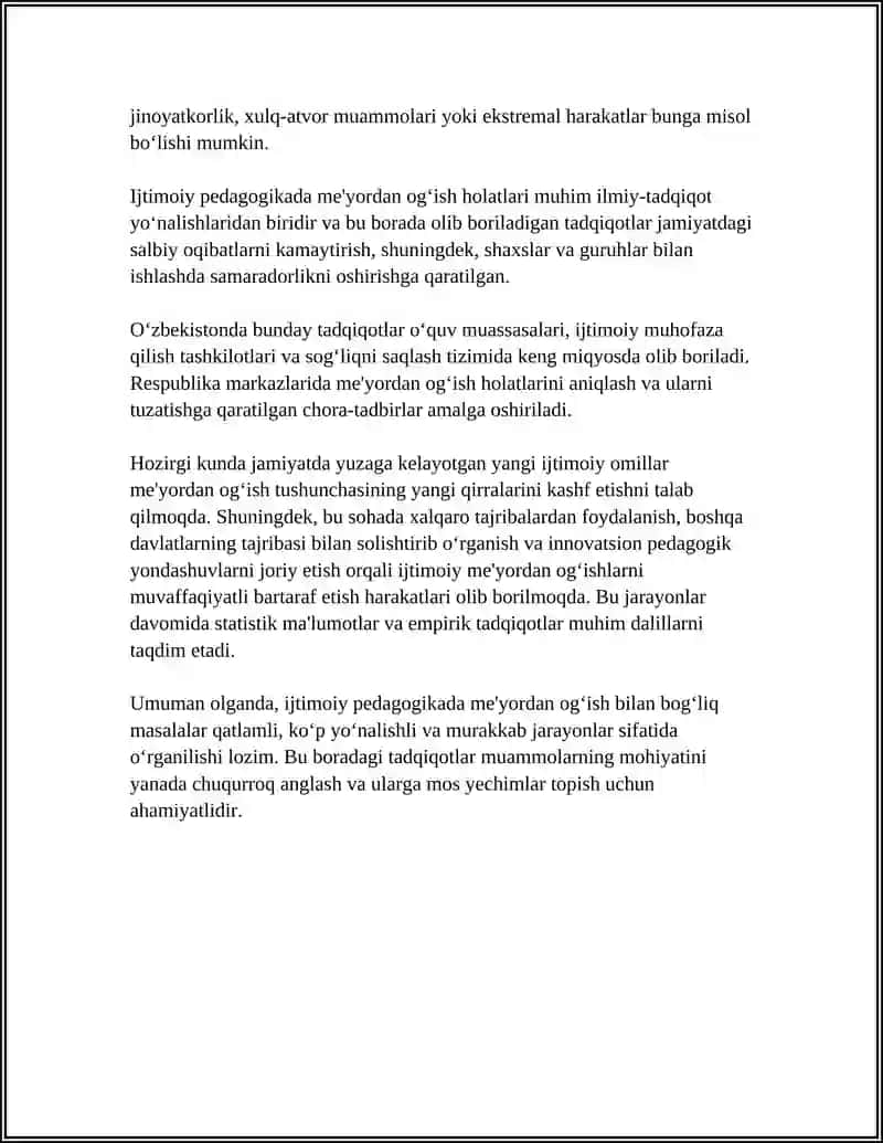 IJTIMOIY PEDAGOGIKA ME'YORDAN OGʻISHI 4