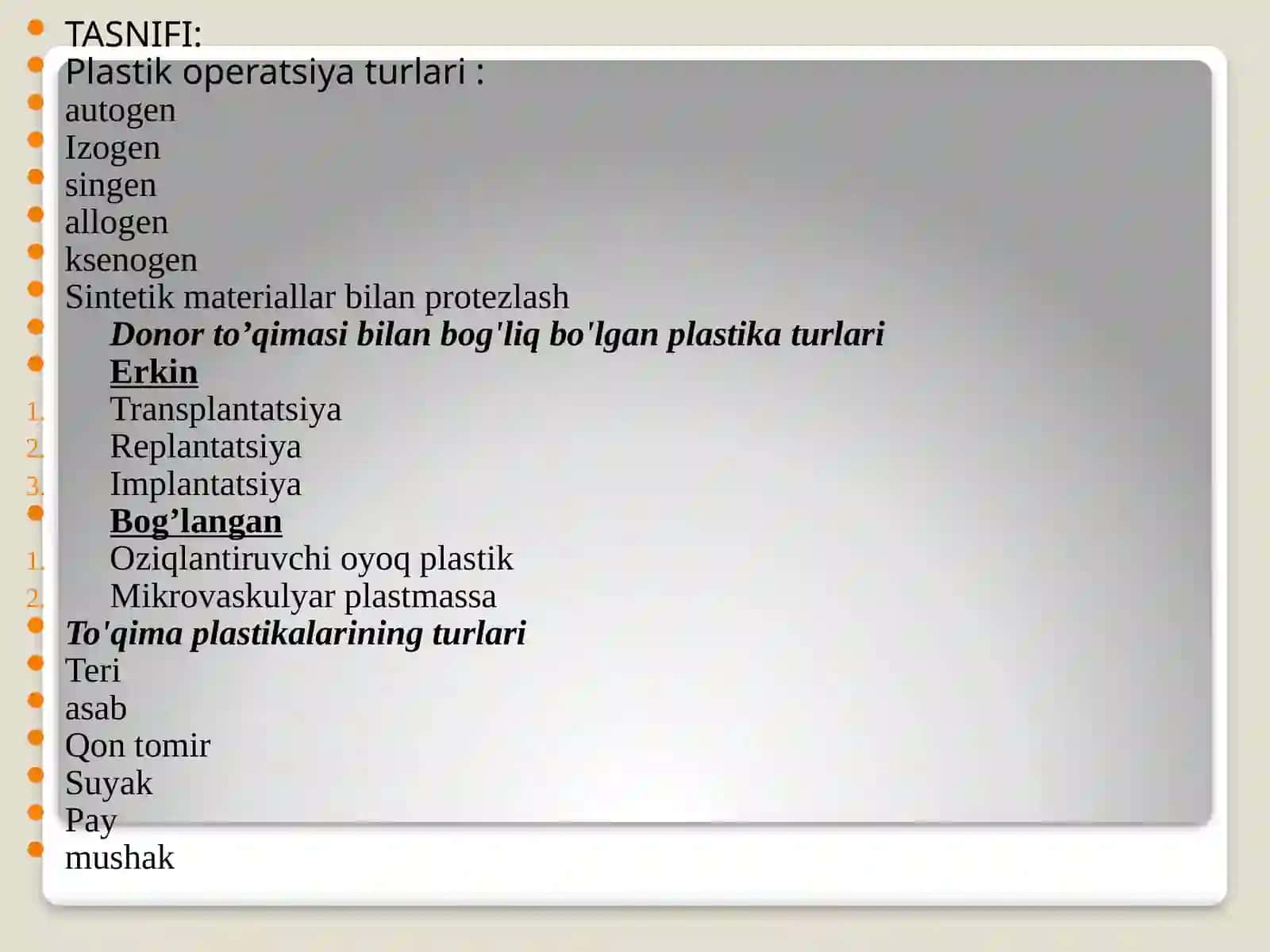 Plastik va estetik xirurgiya asoslari 4
