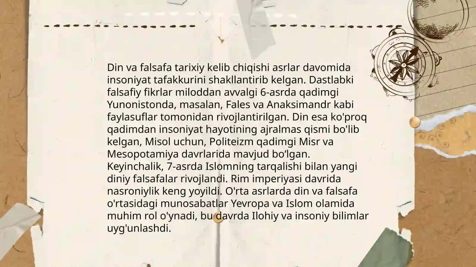 Din va falsafa oʻrtasidagi munosabatlar 4