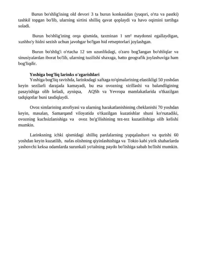 Burun boʻshligʻining tuzilishi va yoshga qarab oʻzgarishi 4
