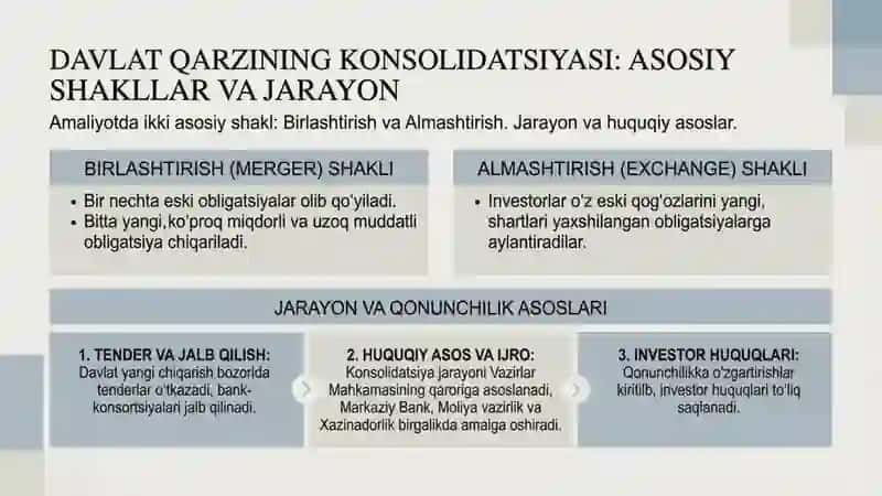 Davlat qarzining konsolidatsiyasi 4