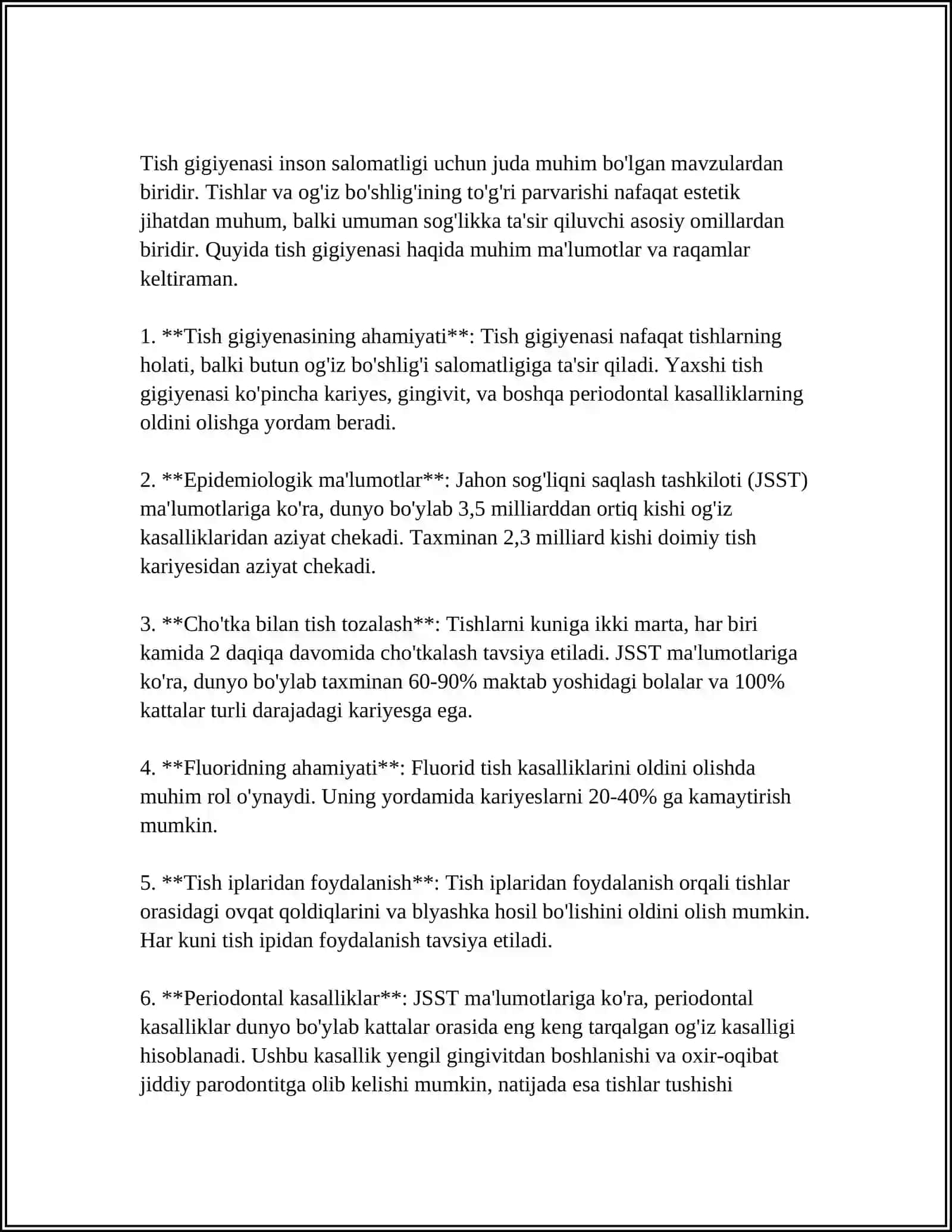 SHAXSIY GIGIYENA REFERAT 4