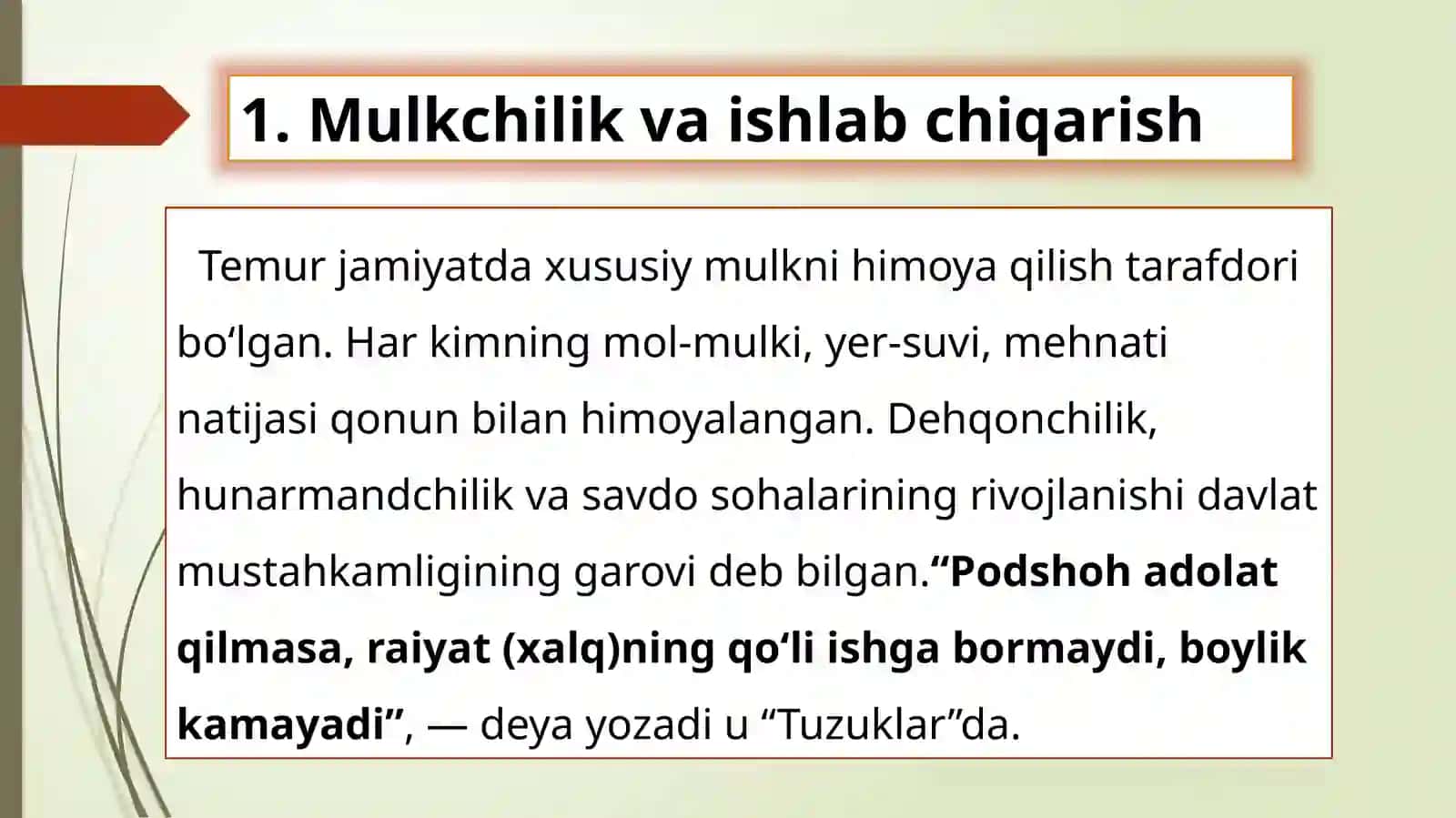 Mulkchilik va ishlab chiqarish 4
