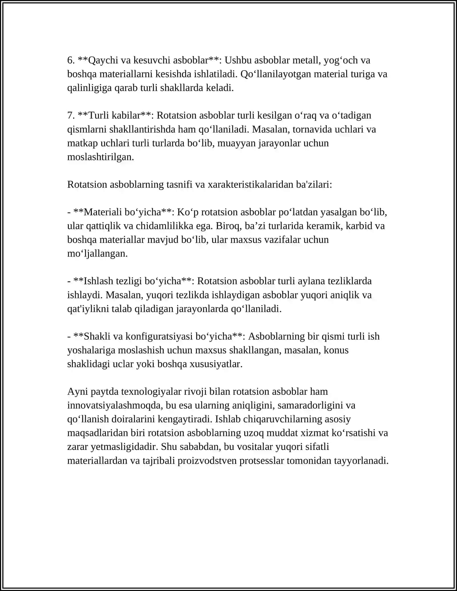 STOMATOLOGIYADA ROTATSION ASBOBLARNI STANDIRIZATSIYASI 4