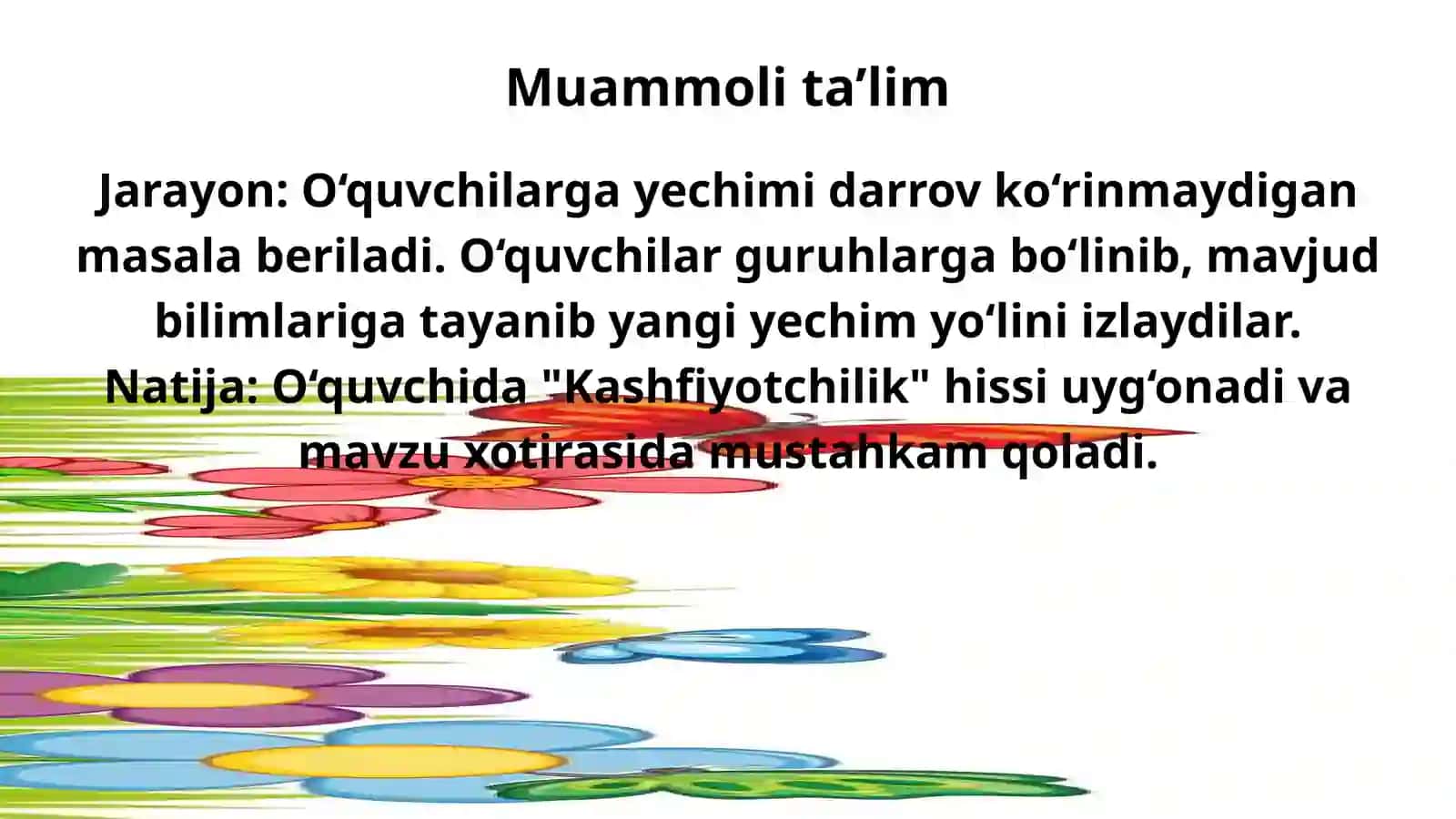 MATEMATIKAGA IXTISOSLASHTIRILGAN BOSHLANG‘ICH SINFLARDA MATEMATIKA O‘QITISH METODIKASI 4