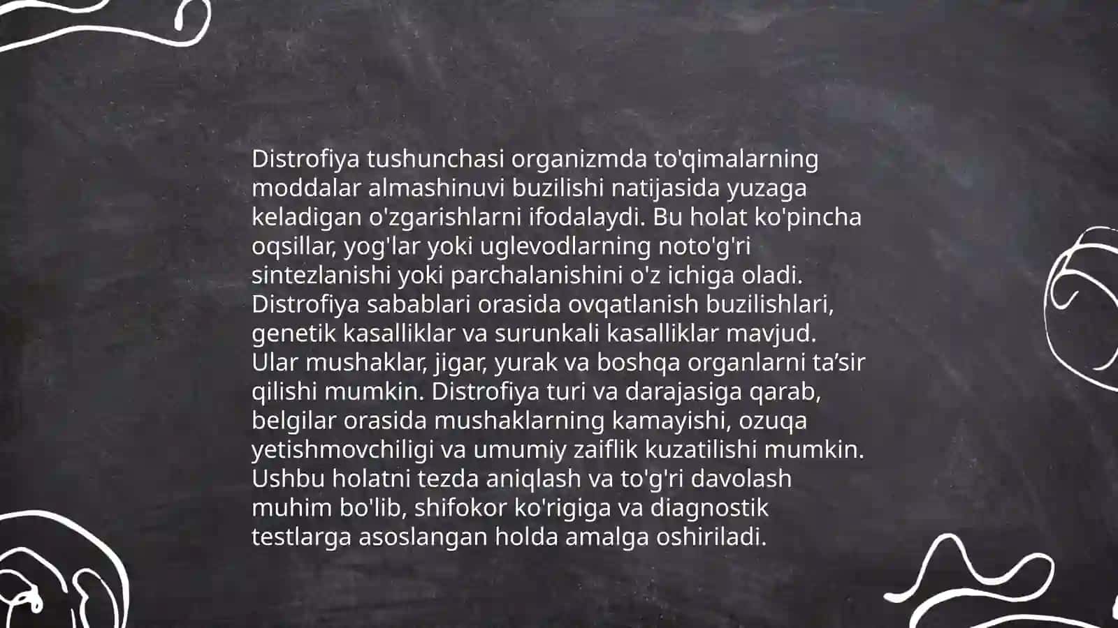 Patalogik anatomiya moduliga kirish distrofiya parenximatoz oqsilli distrofiya bolalarda oziga xos xususiyati 4