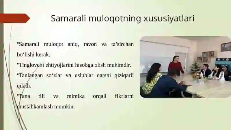 Yosh o‘qituvchining pedagogik mahoratini takomillashtirishda muloqotni ahamiyat 4