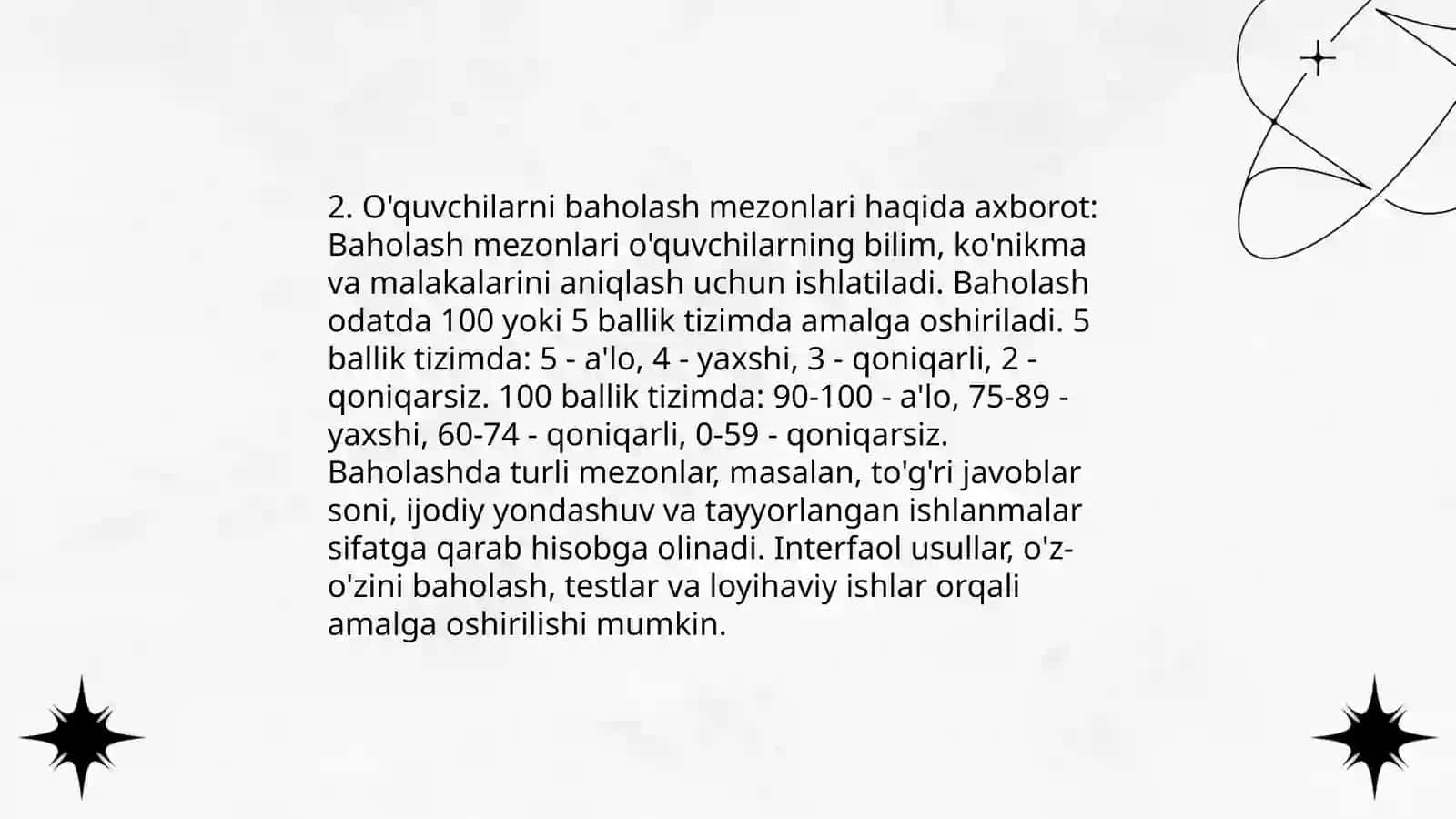 Ta'limdagi xalqaro baholash tizimlari 4