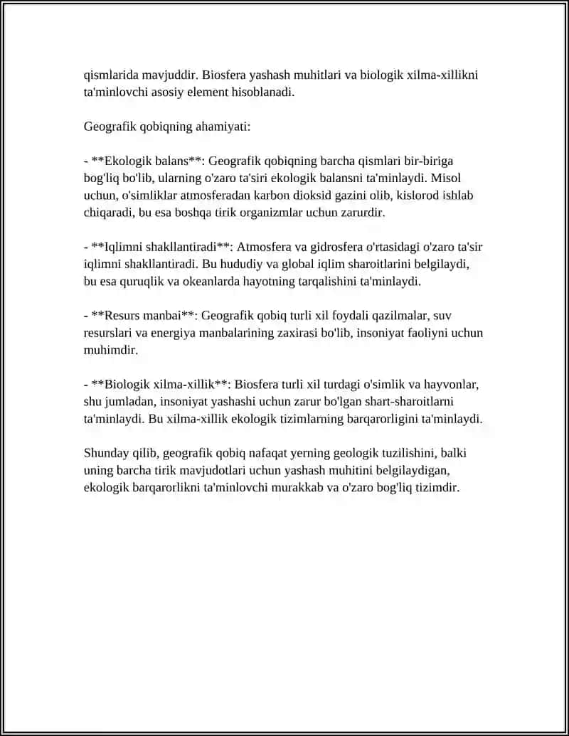 GEOGRAFIK QOBIQ VA UNING TUZILISHI 4