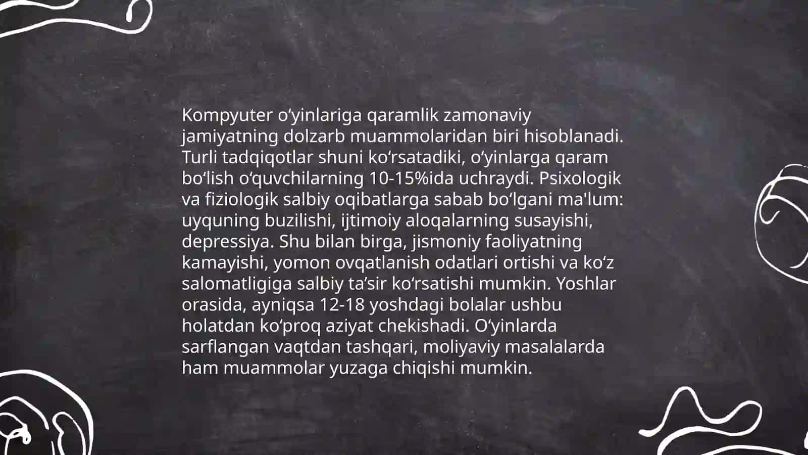 Kompyuter oʻyinlari manqurtlik vositasi 4