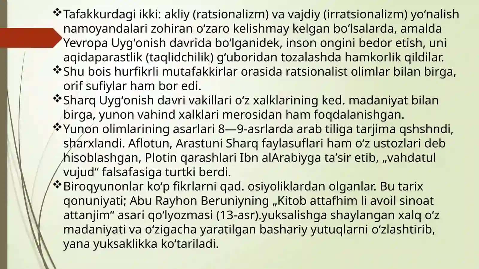 Uyg‘onish davri (Renessans) 4