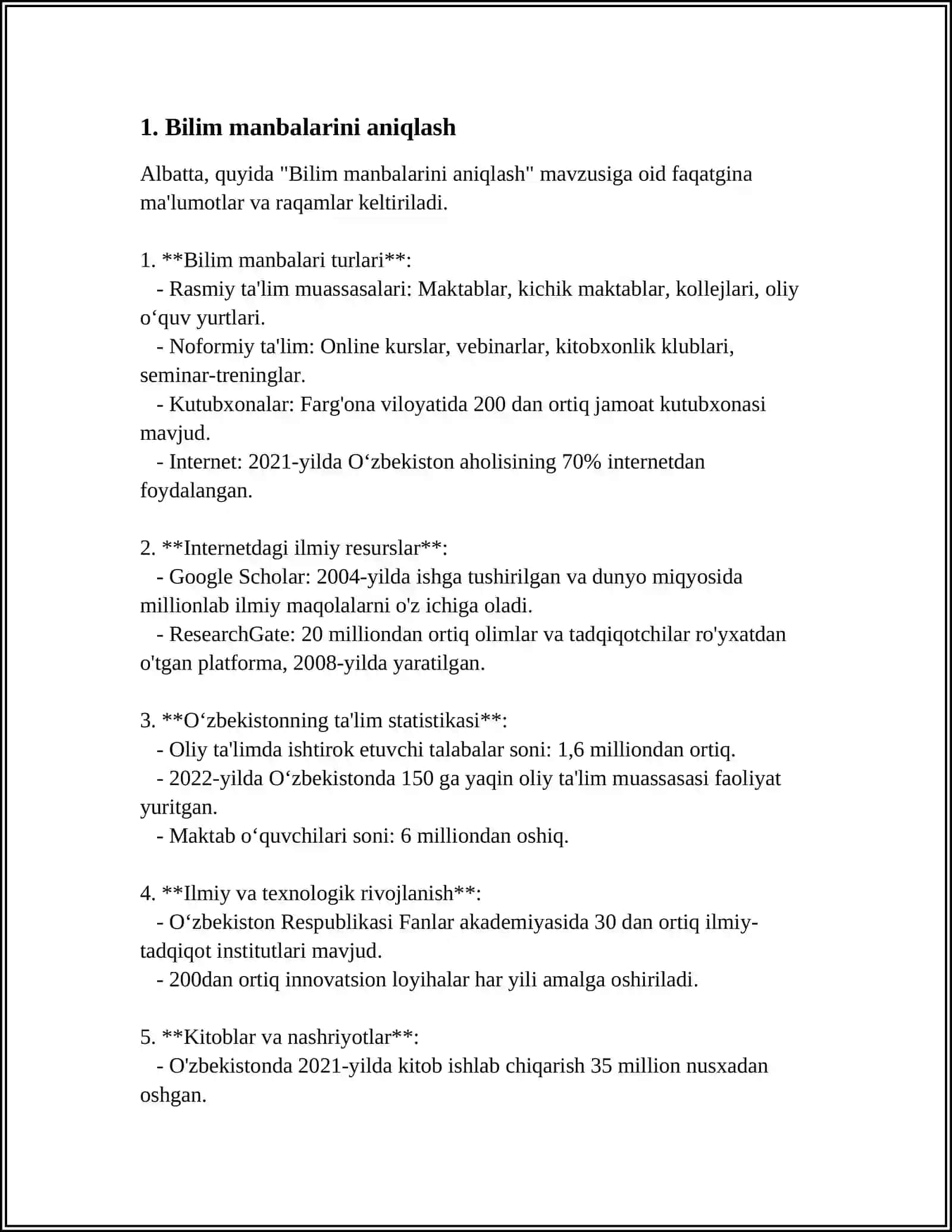 ILMIY TADQIQOT UCHUN AXBOROT IZLASHNING ASOSIY USULLARI 4