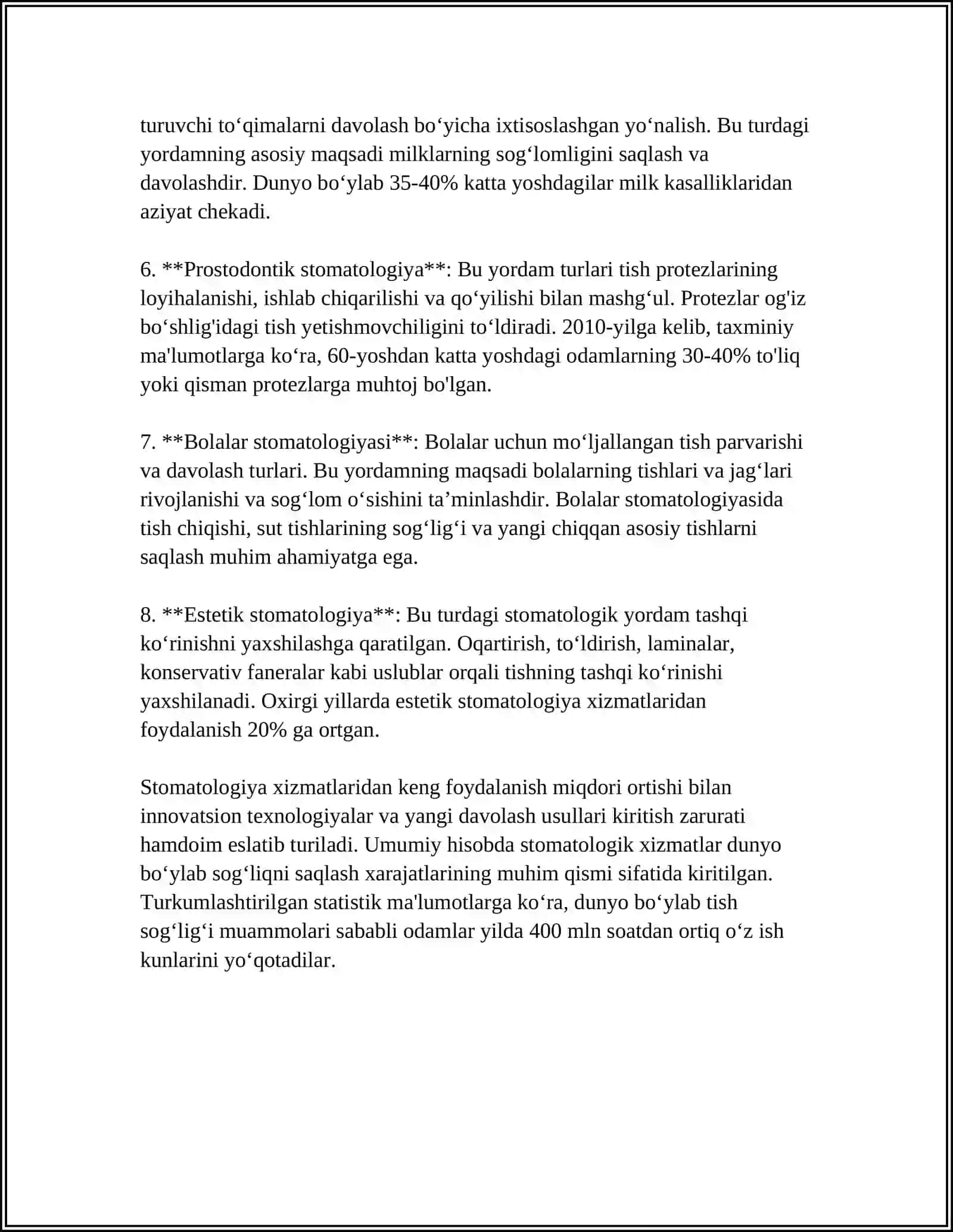 STOMATOLOGIK YORDAM KORSATISH 4