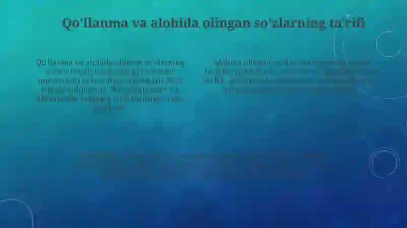 Qo'llanma va alohida olingan soʻzlar 4
