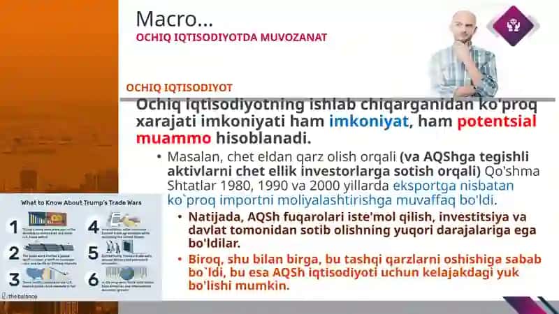 Ochiq Iqtisodiyotda Investitsiya va Jamg'arish 4