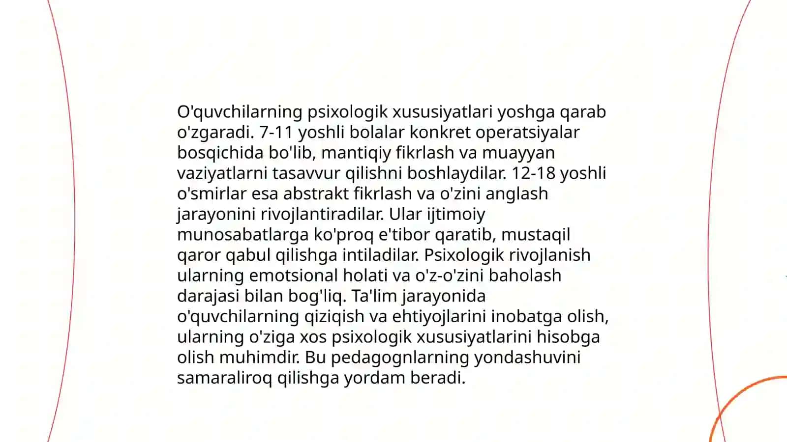 Pedagogik jarayon konsepsiyalari va uning psixologik asoslari 4