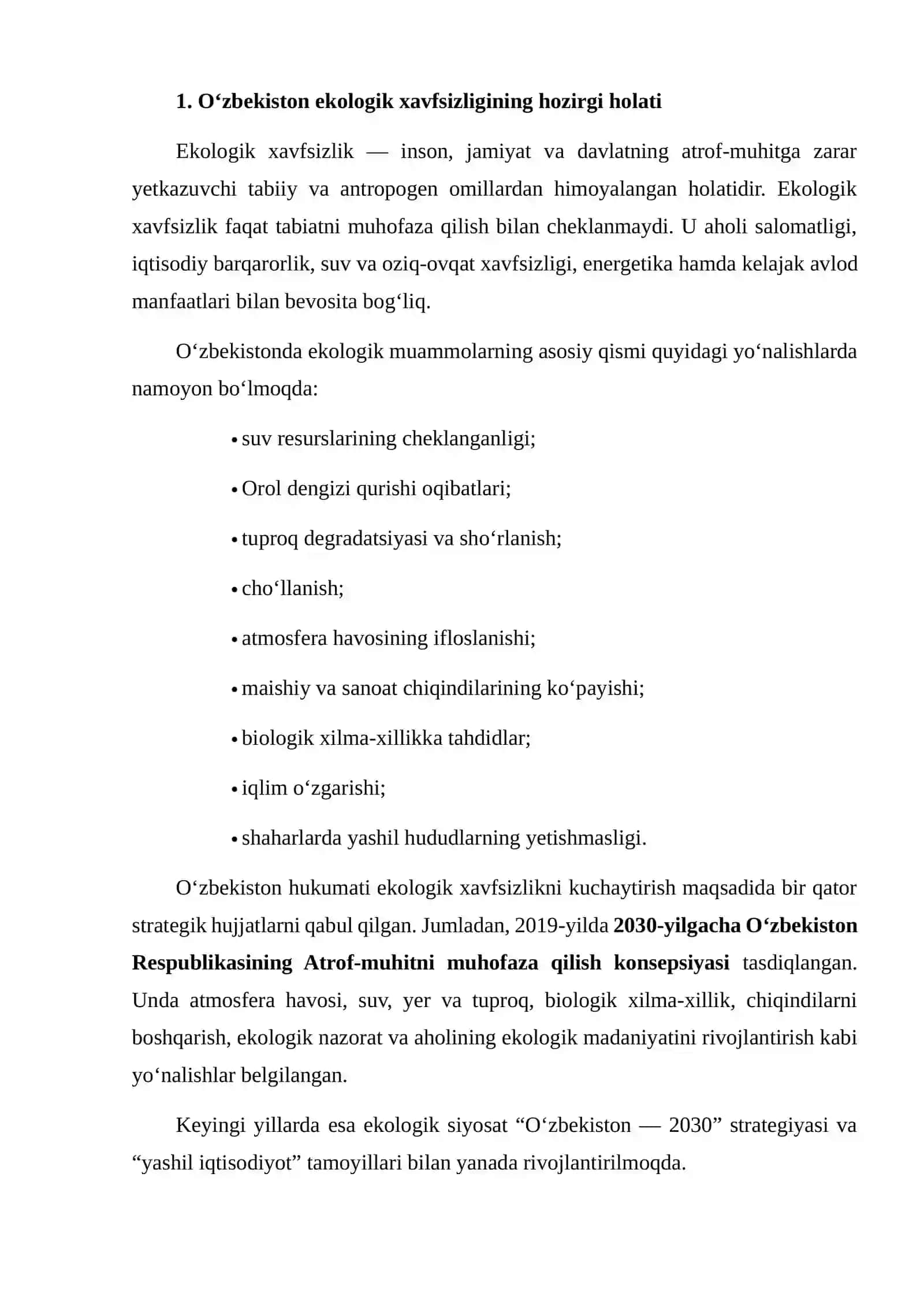 2050-YILDA O‘ZBEKISTONNING EKOLOGIK XAVFSIZLIGI 4