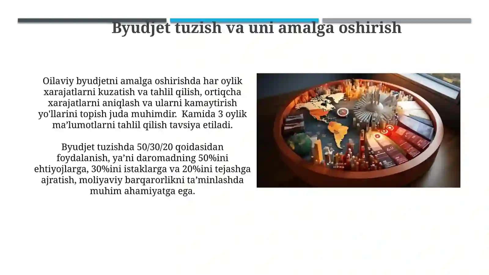 Daromad manbalari va ularning kelib chiqishmanbalaritasnifi 4