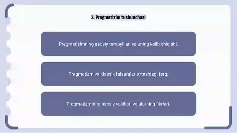 Inson falsafasi va pragmatizimning tadbirkorlik falsafasi sifatidagi ahamiyati 4