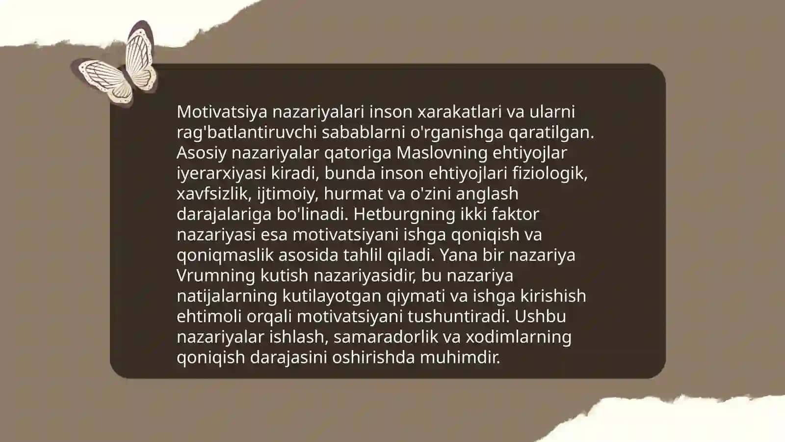 Xorijiy psixologiyasida motiv va motivatsiya muammosi 4