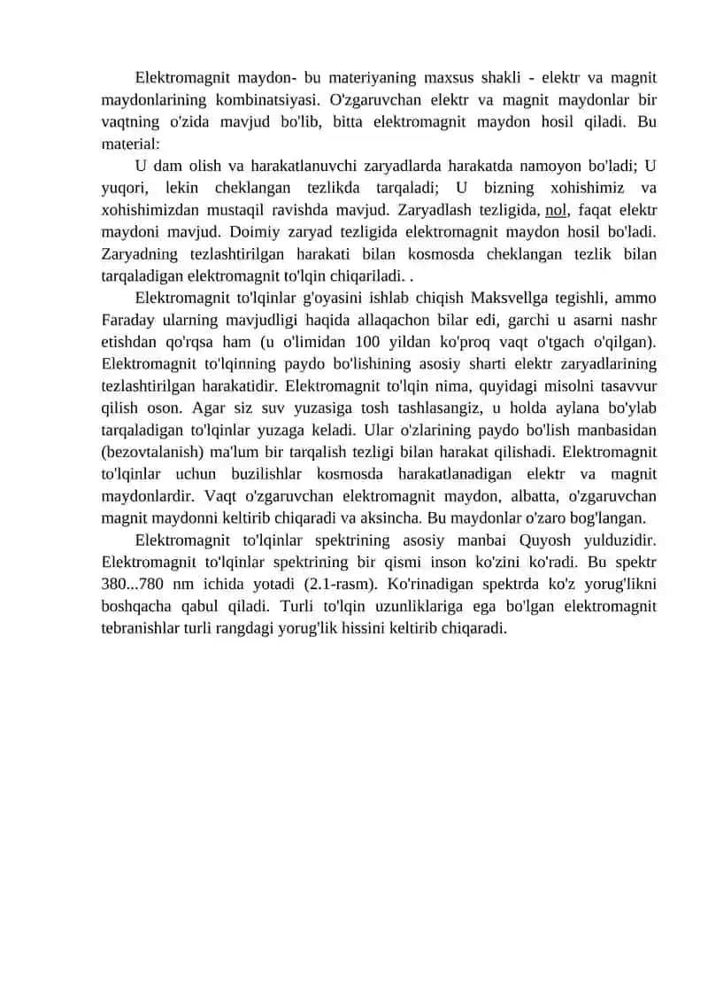 Elektromagnit Maydonlar va To‘lqinlar Asoslari 4