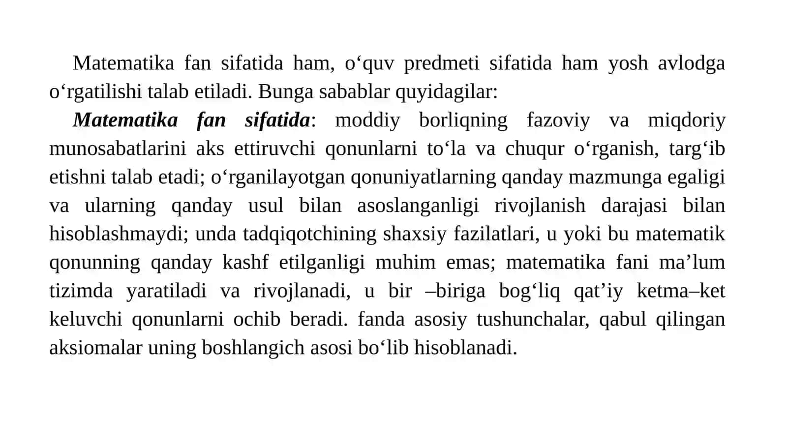Matematika o‘qitish metodikasi 4