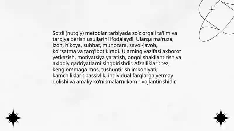 Tarbiyaning umumiy metodlari 4