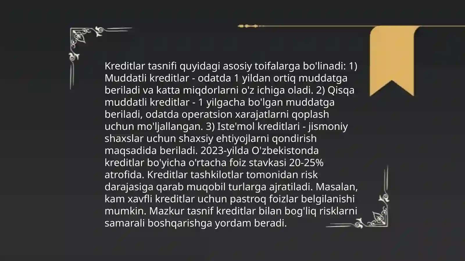 Kredit portfeli tarkibi 4