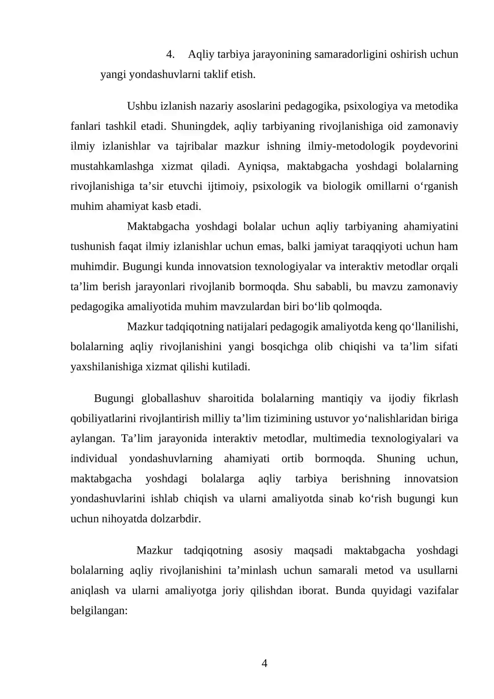 Maktabgacha yoshdagi bolalarga aqliy tarbiya berish usul va metodlari 4