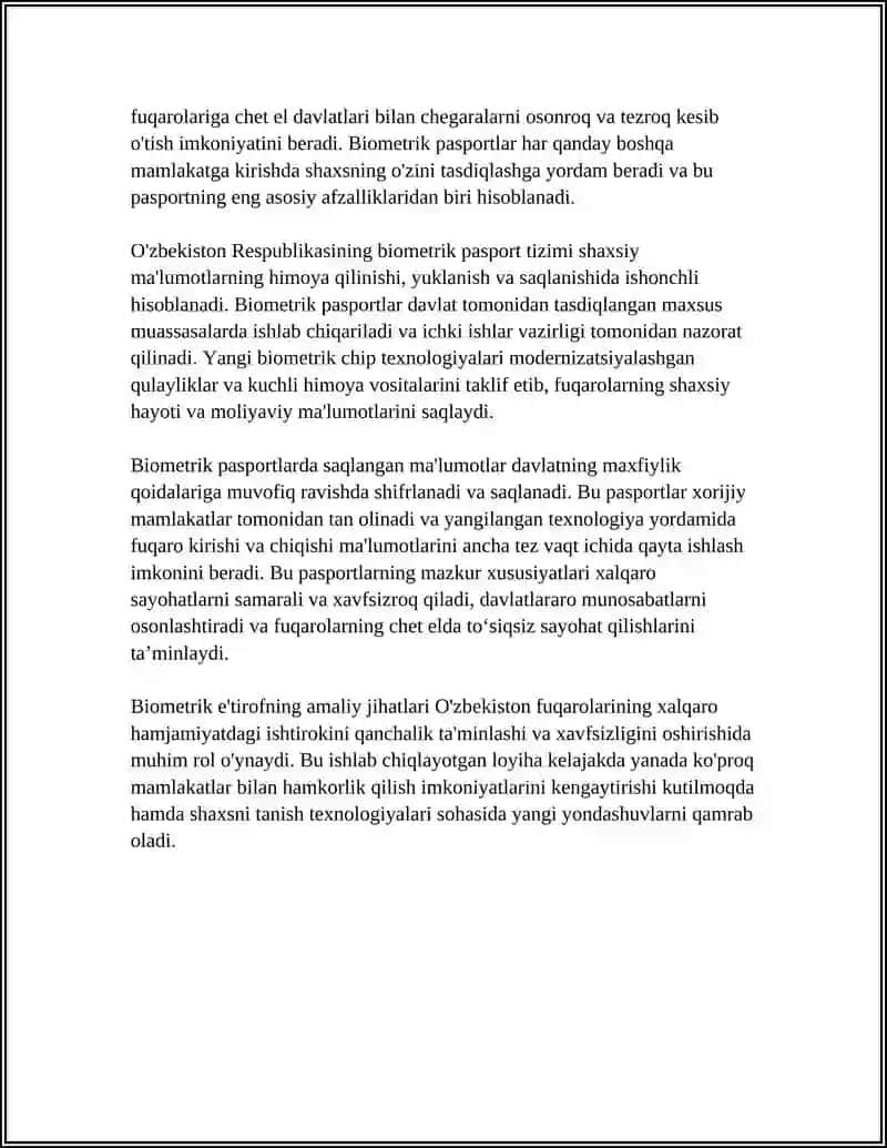 Fuqarolik pasporti (biometrik pasport) 4